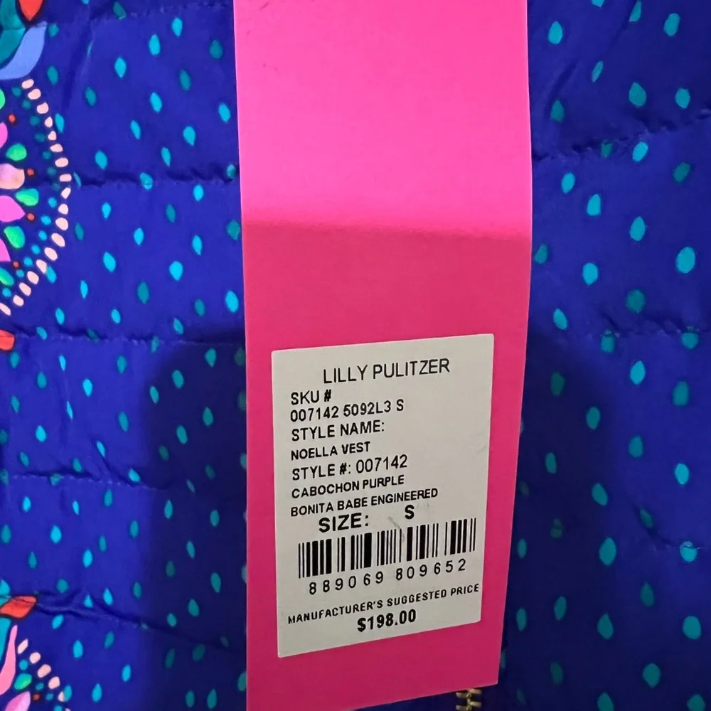 ❌ SOLD ❌ Lilly Pulitzer Noella Vest Size S - Picture 5 of 9